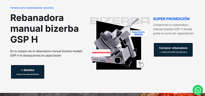 Pagina web rebanadoras mexico